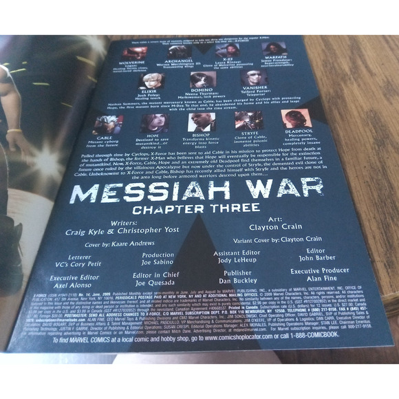 X-Force #14 Variant Edition (June 2009 Marvel Comics) - Picture 3 of 3